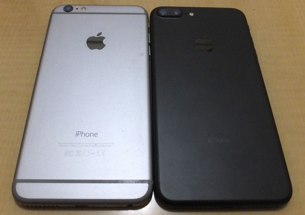 iPhone6 PlusとiPhone7 Plus