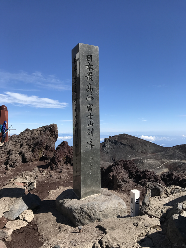 剣ヶ峰山頂(3776m)