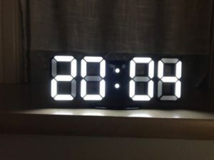 3D LED Digital Alarm Clock Night Light
